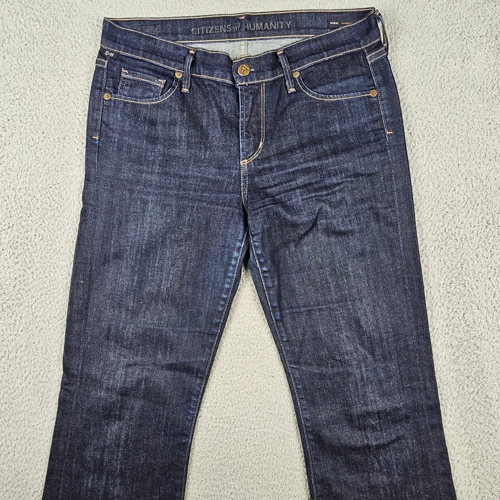 Citizens of‎ Humanity Amber Jeans 32x33.5 Dark Indigo Medium Rise Bootcut Y2K